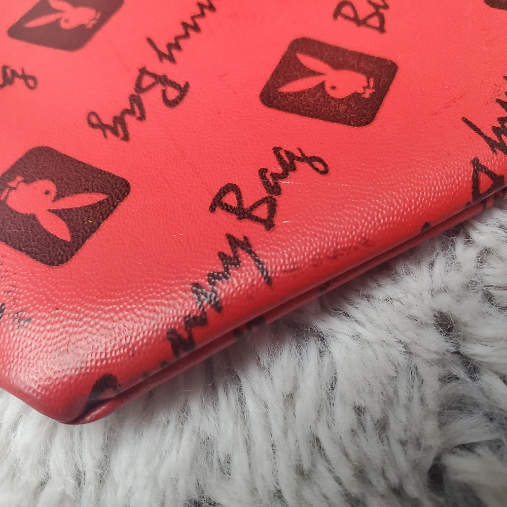 Vintage Red Purse Wallet Playboy